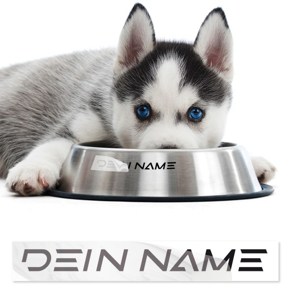 Namensaufkleber für Tiernäpfe Hundenapf Namensaufkleber - Kategorie Shop