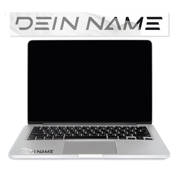 Laptop Namensaufkleber Laptop Namensaufkleber - Kategorie Shop