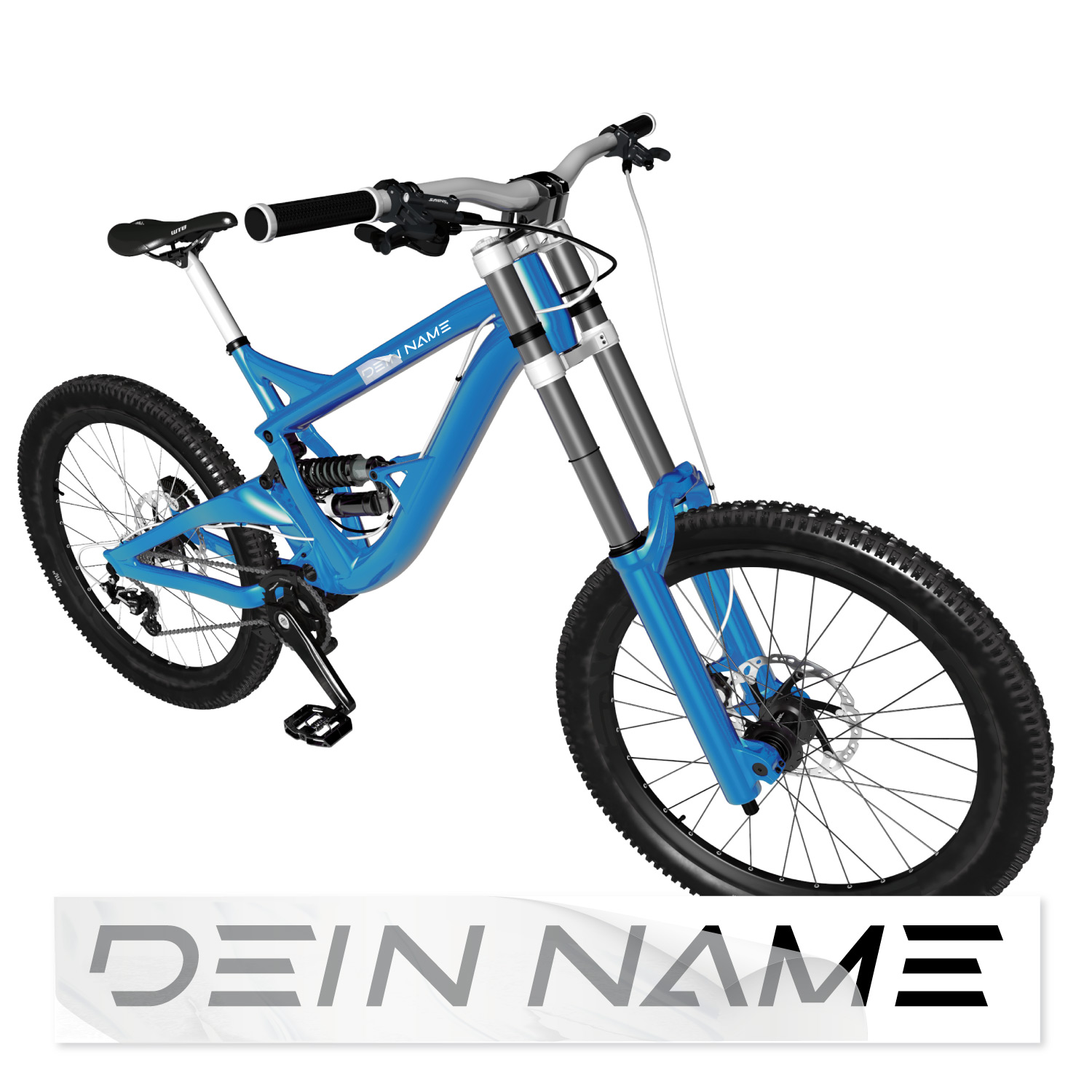 Schlangenkopf Fahrrad MTB Rahmen Aufkleber Sticker 2 Stk